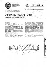 Шнек жатки зерноуборочного комбайна (патент 1120935)