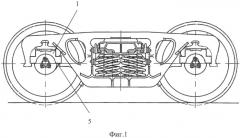 Адаптер с блокиратором грузовой тележки для колесной пары с кассетным подшипником (патент 2560208)
