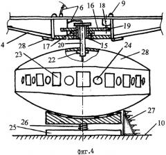 Карусельный аэроаппарат (патент 2498834)