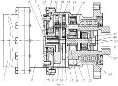 Электропривод с трехступенчатым планетарным редуктором (патент 2464464)