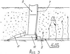 Способ внесения жидких удобрений одновременно со вспашкой почвы (патент 2318306)