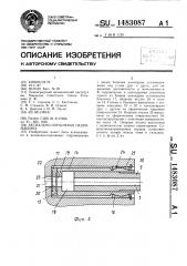 Аксиально-поршневая гидромашина (патент 1483087)