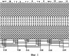 Двухполюсная обмотка асинхронной машины (патент 2325750)