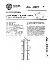 Способ одновременной раздельной эксплуатации двух газовых пластов (патент 1406346)