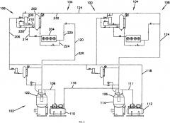 Система охлаждения и способ питания множества конденсаторных испарительных систем (патент 2619433)
