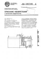 Модельная оснастка для изготовления литейных полуформ методом последовательного прессования (патент 1087246)