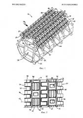 Модуль конвейерной ленты с зафиксированными стержнями (патент 2617486)