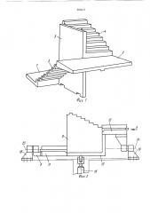 Установка для формования лестничного блока (патент 895675)