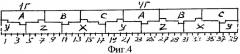 Трехфазная двухслойная дробная (q=b+0,5) обмотка электрических машин (варианты) (патент 2277283)