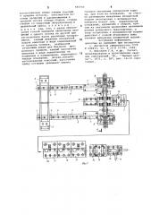 Линия сборки и сварки балок в составе двух боковых и среднего продольных профилей (патент 695790)