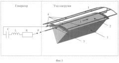 Устройство для генерирования механического импульса давления электрическим взрывом фольги (патент 2511027)
