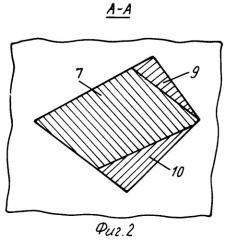 Литейная форма для отливки изделий типа "прямой параллелепипед" (патент 2289492)