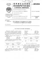 Сплав на основе молибдена (патент 483454)