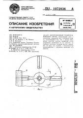 Центробежный разбрасывающий орган (патент 1072836)