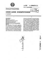 Тренажер для обучения волейболистов (патент 2004278)