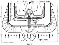 Способ переработки металлоносных песков прибрежного морского шельфа и комплекс для его осуществления (патент 2490466)