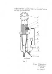 Устройство для измерения давления сосковой резины на сосок при ее смыкании (патент 2616415)