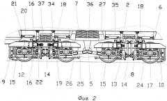 Восьмиосное железнодорожное тяговое транспортное средство (патент 2289527)