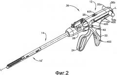 Хирургический сшивающий аппарат с элементами управления, пригодными для работы одной рукой (патент 2489099)