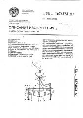 Устройство для развития мышц плеч и туловища (патент 1674873)