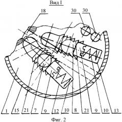 Запорно-пломбировочное устройство дверей и люковых закрытий транспортных средств "лавр-с" (патент 2348777)