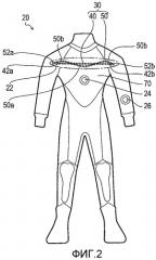 Подводный сухой гидрокостюм (патент 2507106)
