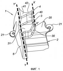 Устройство защиты стопы водителя транспортного средства при лобовом столкновении (патент 2521452)