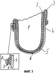 Прокладка для вакуумных стволов и применение прокладки (патент 2491037)
