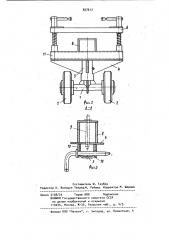 Одноосная транспортная тележка (патент 927612)