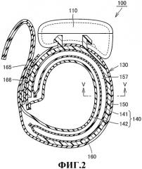 Манжета для измерителя артериального давления, способ ее изготовления (варианты) и измеритель артериального давления (патент 2319440)
