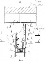 Металлическая колонна одноэтажного здания (патент 2493336)