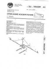 Дождевальная установка (патент 1804289)