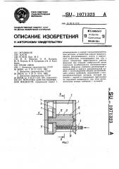 Форсунка для распыливания жидкости (патент 1071323)