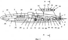 Атомная подводная лодка (патент 2494004)