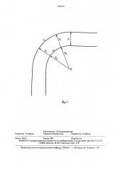 Способ измерения радиуса кривой в плане автомобильной дороги и устройство для его осуществления (патент 1587341)