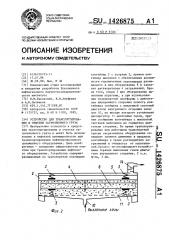 Устройство для транспортирования и очистки загрязненного груза (патент 1426875)