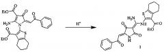 Этиловый эфир 2-(((z)-амино((z)-2,4-диоксо-5-(2-оксо-2-фенилэтилиден)пирролидин-3-илиден)метил)амино)-4,5,6,7-тетрагидробензо[b]тиофенкарбоновой кислоты, обладающий анальгетической активностью (патент 2631649)