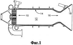 Двигатель и способ сборки камеры сгорания ракетного двигателя (патент 2267635)