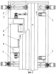 Устройство для выравнивания торцов пачек (пучков) круглых лесоматериалов (патент 2294888)