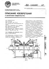 Установка для испытания образцов на термостойкость (патент 1345097)