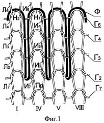 Двойной кулирный трикотаж (патент 2244052)