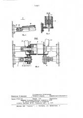 Устройство для обрезки кромок выходящего из каландра обрезиненного полотна (патент 716857)