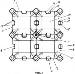 Плавучая платформа (патент 2504498)