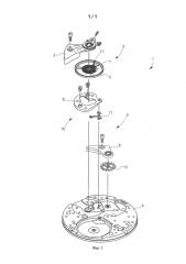 Механизм хронографа с низкой магнитной чувствительностью (патент 2604172)