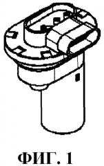 Объединенный датчик давления и уровня охлаждающей жидкости и двигатель, содержащий упомянутый датчик (патент 2501962)