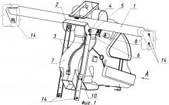 Монтажная структура для отопителя в составе панели приборов (патент 2270763)