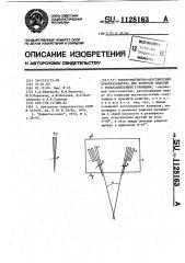 Электромагнитно-акустический преобразователь для контроля пластин с непараллельными границами (патент 1128163)