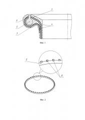 Устройство крепления оболочек вращения и способ его изготовления (патент 2614449)