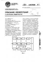 Устройство для измерения частоты синусоидальных сигналов (патент 1287030)