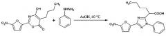2-[3-(5-нитрофуран-2-ил)-1-фенил-1h-1,2,4-триазол-5-ил]гексановая кислота и способ ее получения (патент 2567553)